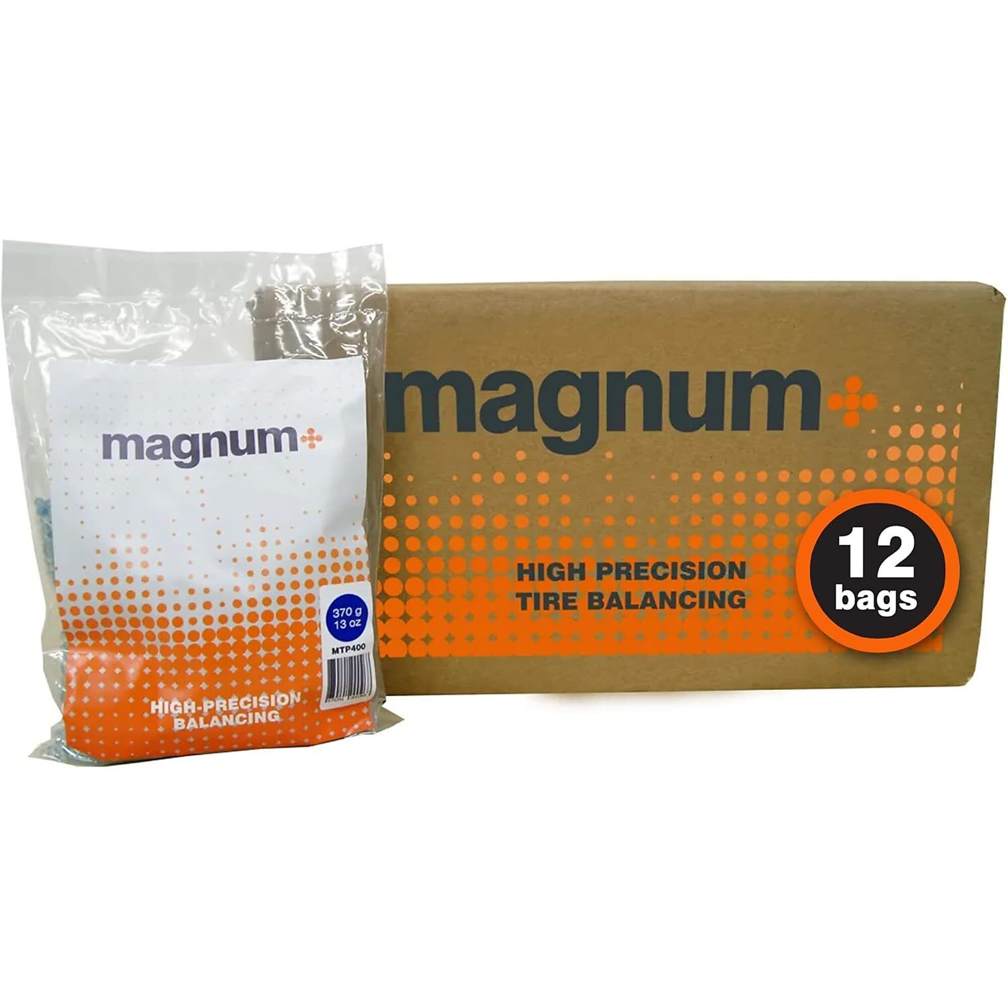 Martins Industries Magnum+ Tire Balancing Beads — 13oz/370g, TPMS Compatible, Case of 12 Bags, Model# MRIMTP400